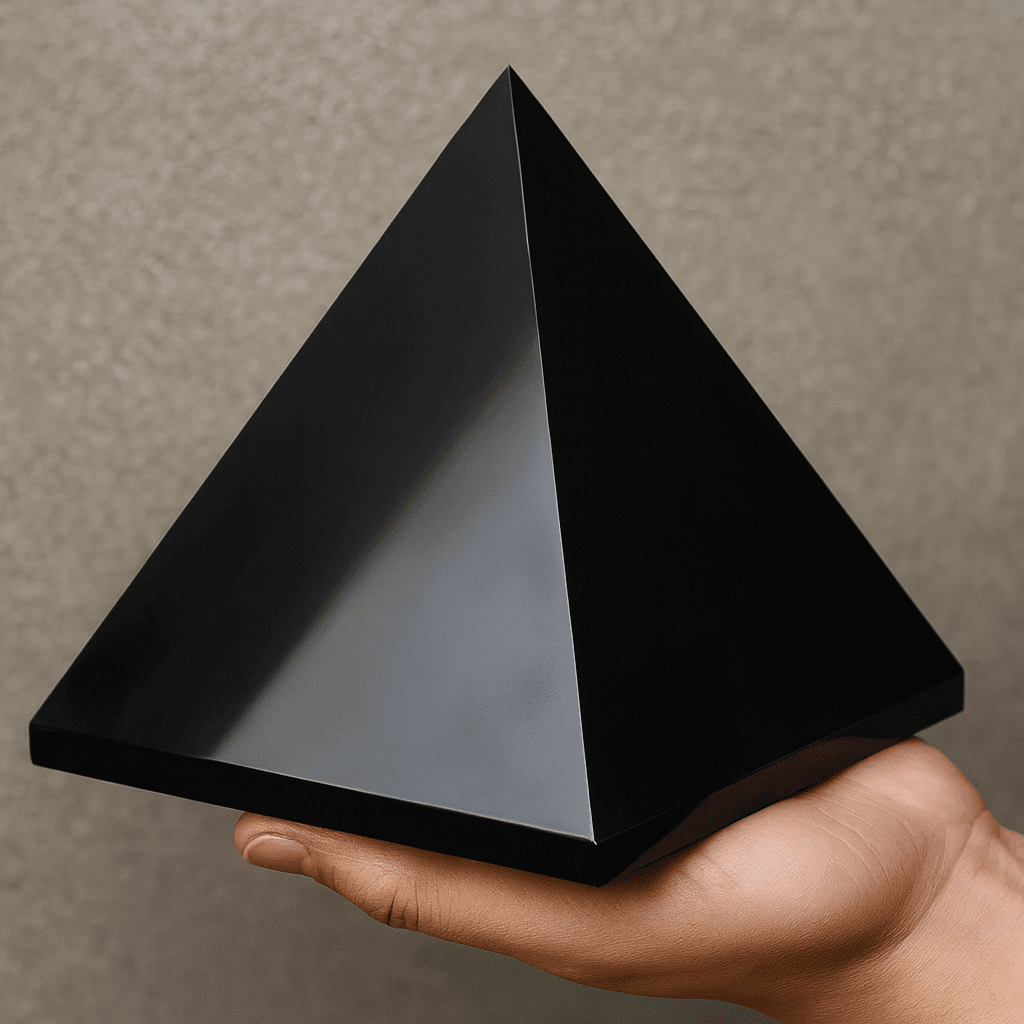 פירמידת אובסידיאן שחור — המבצר האנרגטי שמנתק רעשים וחותך פחדים מהשורש