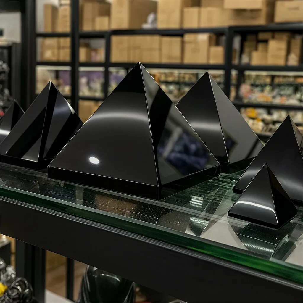 ⁦פירמידת אובסידיאן שחור — המבצר האנרגטי שמנתק רעשים וחותך פחדים מהשורש⁩ – תמונה ⁦6⁩