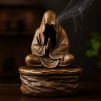 מחזיק קטורת בודהה מקרמיקה – זרימת עשן מרגיעה