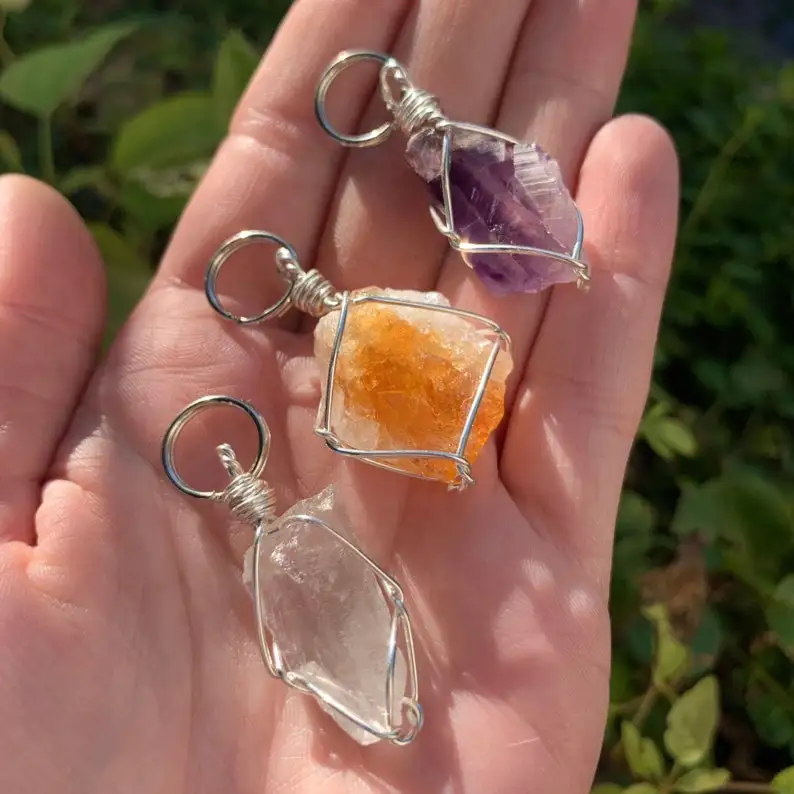 מחזיק מפתחות קריסטלי - מגוון קריסטלים לבחירה – תמונה 5